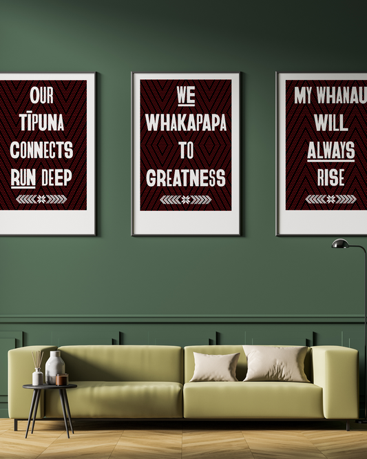 We Whakapapa Print - By Ono