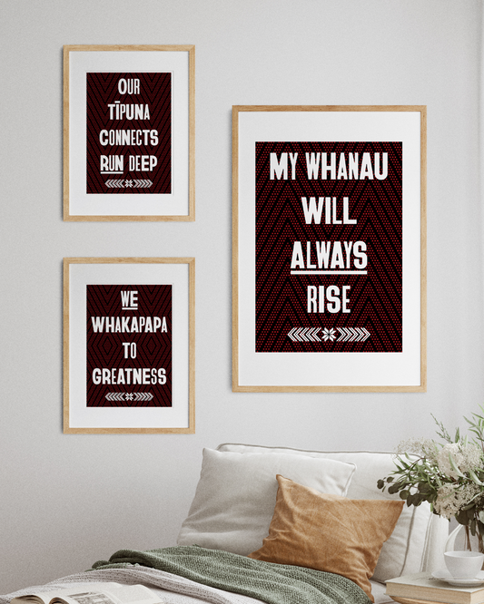 My Whanau Print - By Ono